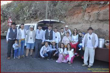 La Gavia ofrenda a María Auxiliadora (Foto TF)